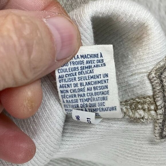 American Eagle Outfitters Men's Sweater M/M Gray Button Collar Long Sleeve Pullo - Picture 7 of 12